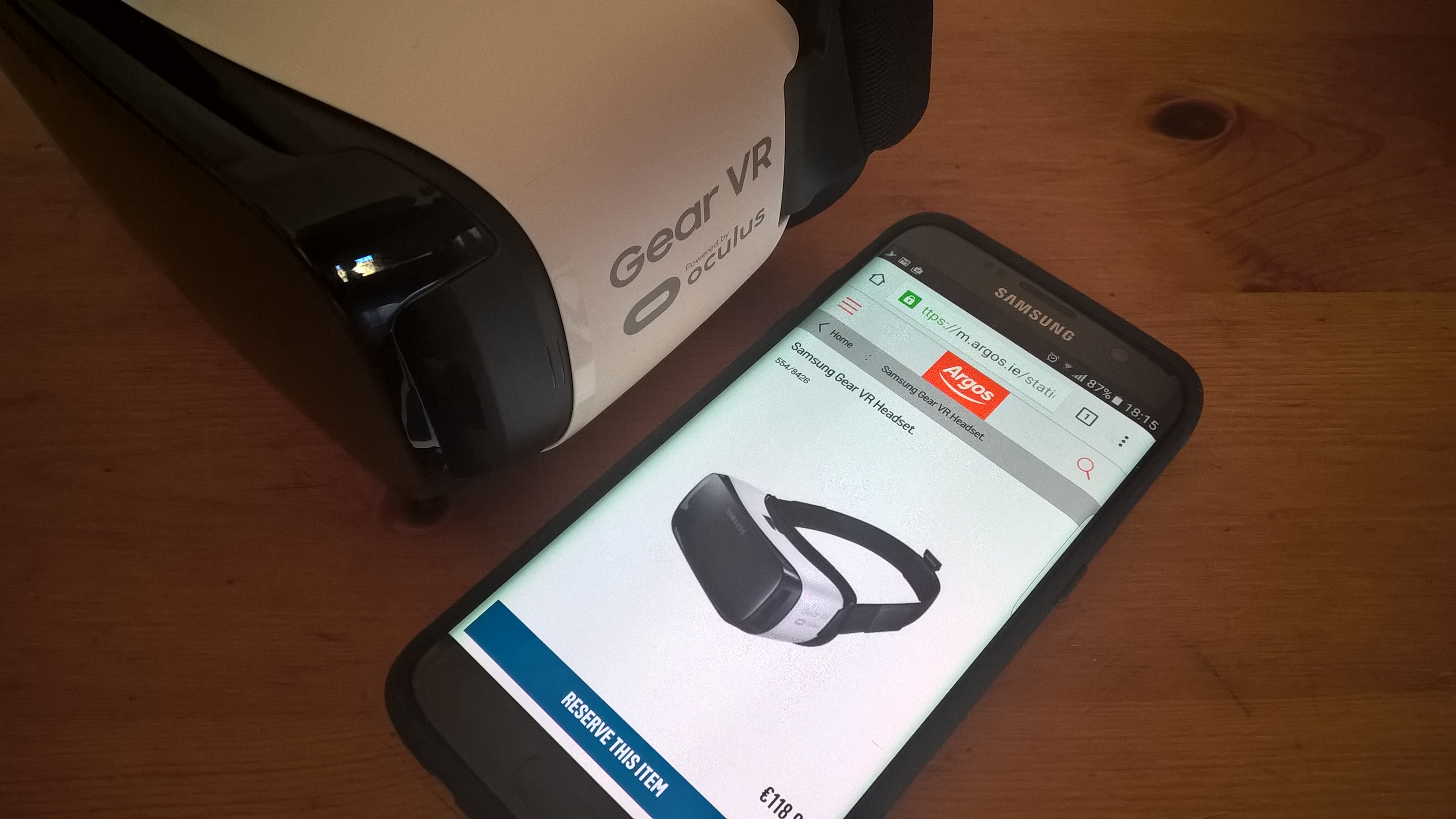 Samsung Gear drops into Argos Ireland and UK #Samsung #VR #VirtualReality - techbuzzireland