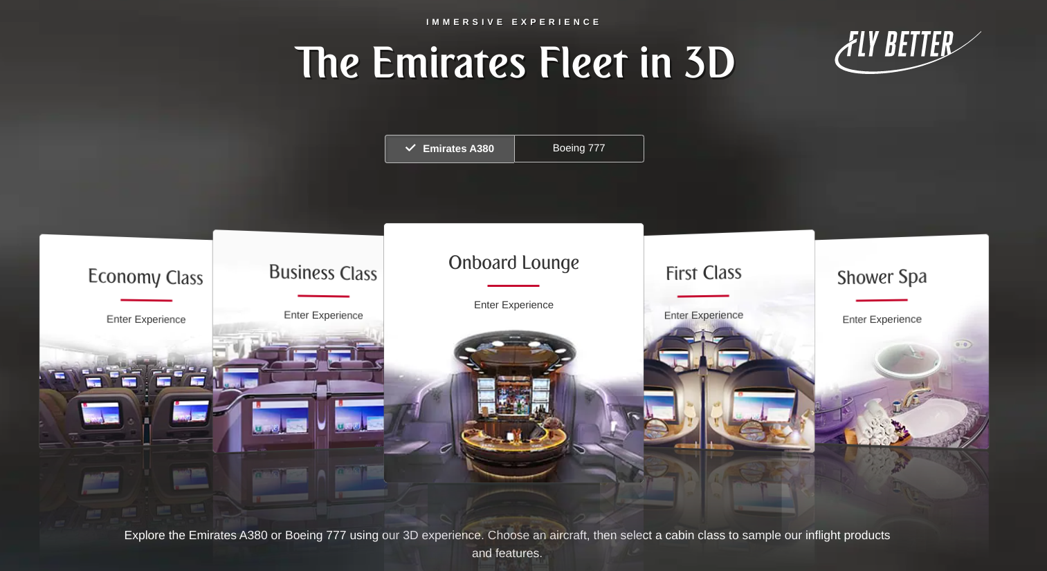 emirates 777 virtual tour