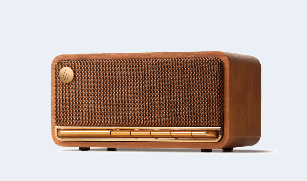 Edifier MP230 Altoparlante Bluetooth Portatile: Design Retrò, Suono Potente 20W E Batteria Da 10 Ore. Nero.