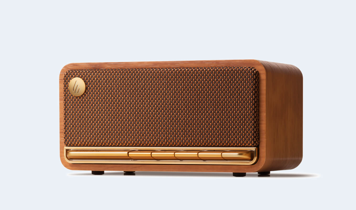 Edifier MP230 Altoparlante Bluetooth Portatile: Design Retrò, Suono Potente 20W E Batteria Da 10 Ore. Nero.