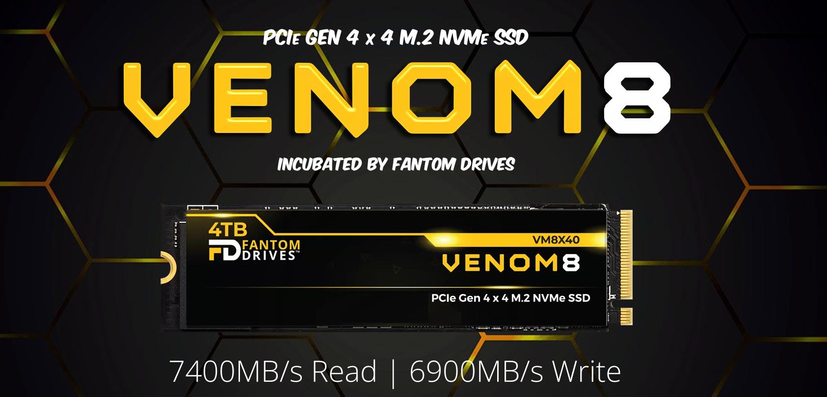 Venom8 Fantom drives - techbuzzireland