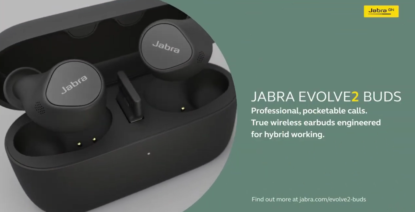 Jabra Evolve 2 buds - techbuzzireland