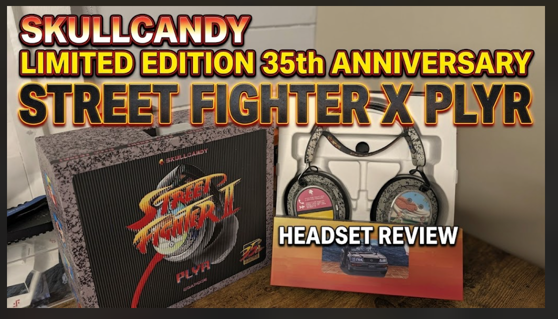 Skulllcandy Limited Edition 35th Anniversary Street Fighter X PLYR Headset - techbuzzireland.com