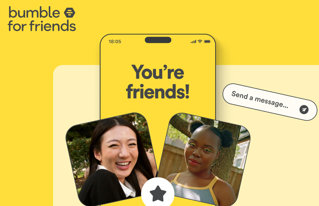 Bumble for friends app - techbuzzireland