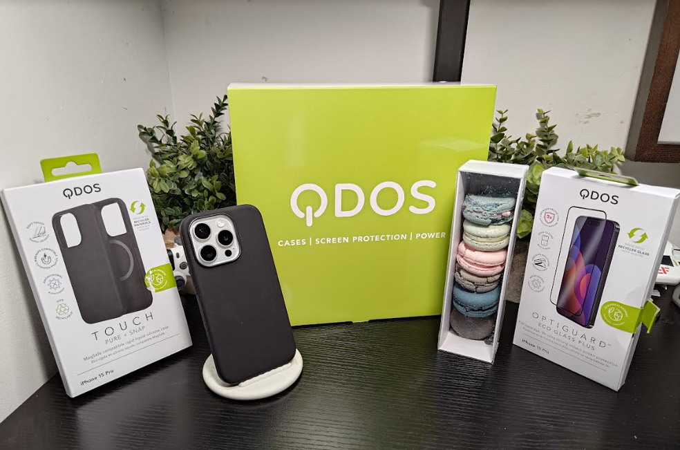 QDOS TOUCH PURE + SNAP Case and OptiGuard ECO GLASS PLUS for the iPhone 15 Pro - techbuzzireland