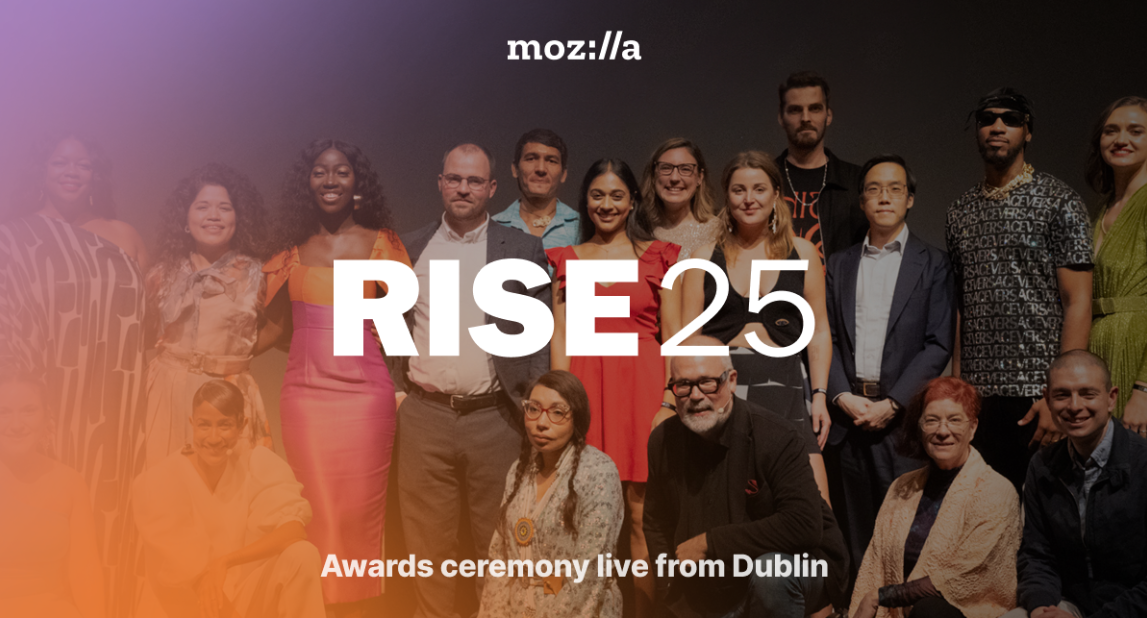Mozilla Rise25 awards hits Dublin this year - techbuzzireland