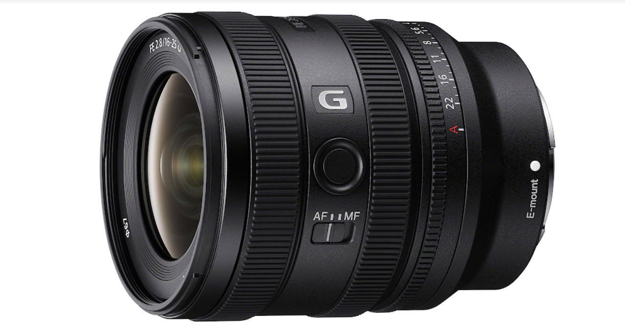 Sony releases large aperture wide-angle zoom G Lens FE 16-25mm F2.8 G - techbuzzireland