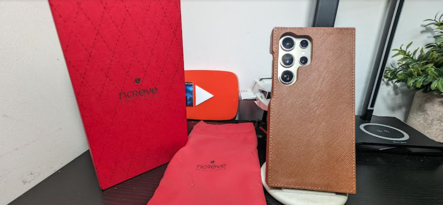 Noreve - Samsung leather back cover for the Samsung Galaxy S24 Ultra - techbuzzireland