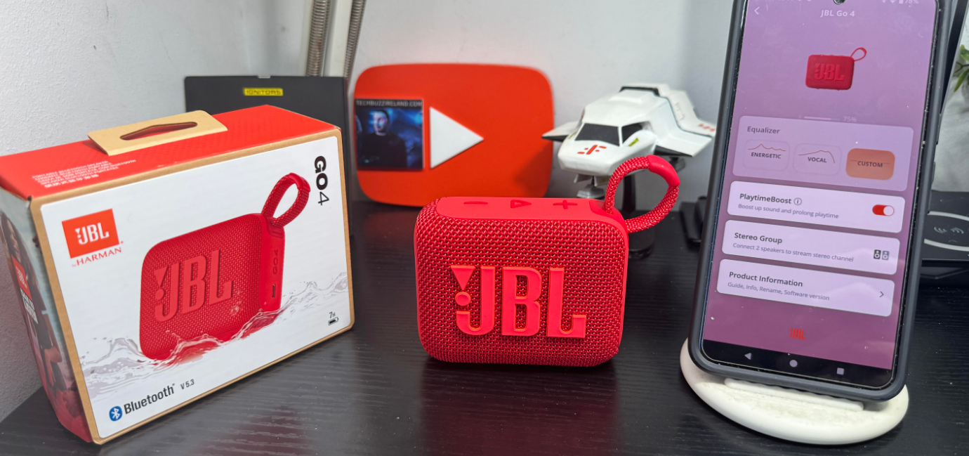 JBL Go 4 Bluetooth Speaker - techbuzzireland