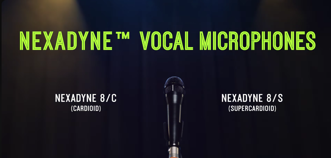 Shure Debuts Nexadyne Dynamic Vocal Microphones with Groundbreaking New Revonic Technology - techbuzzireland