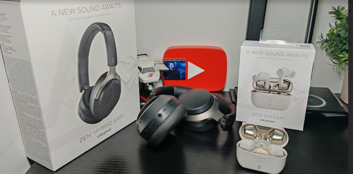 Creative Zen Air SXFI earbuds & Creative Zen Hybrid SXFI headphones - techbuzzireland