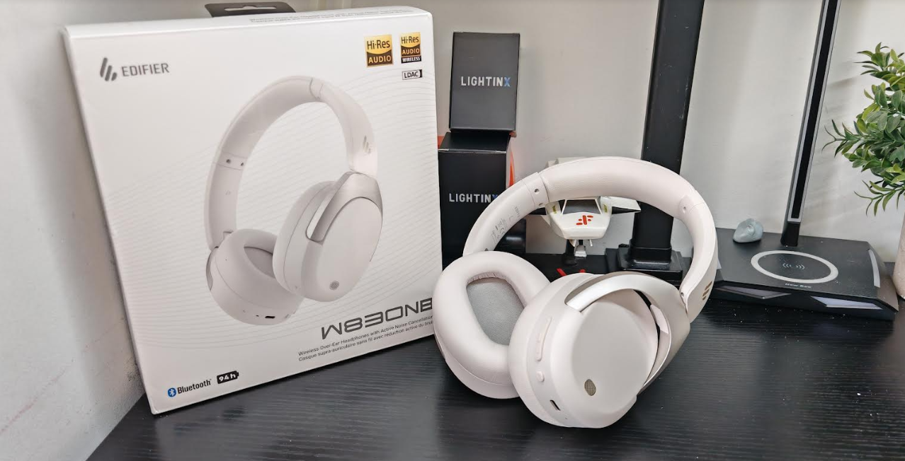 Edifier W830NB Open-Ear ANC Headphones - techbuzzireland