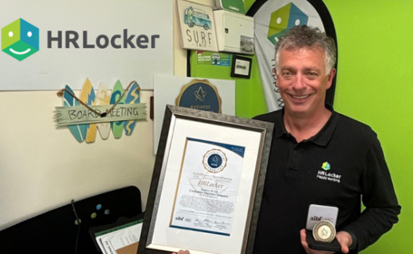 HRLocker awarded Business All-Star Customer Success Company of the Year by AIBF for its unwavering commitment to excellence