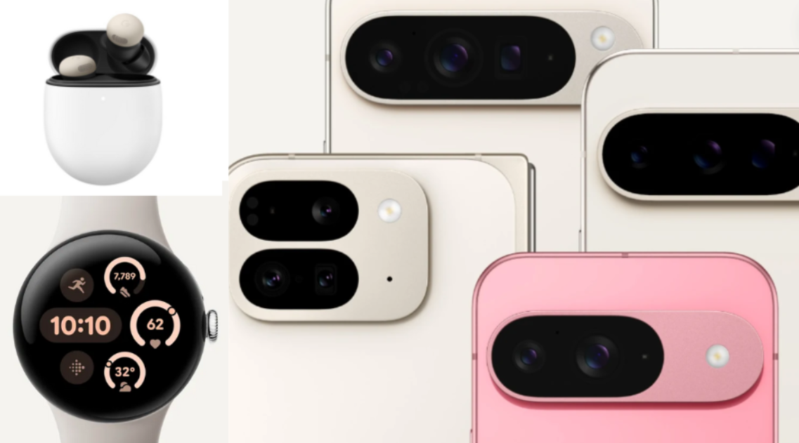 Google Pixel 9 series new earbuds and watch announced -