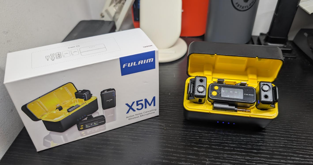 FULAIM X5M Wireless Lavalier Microphone - techbuzzireland