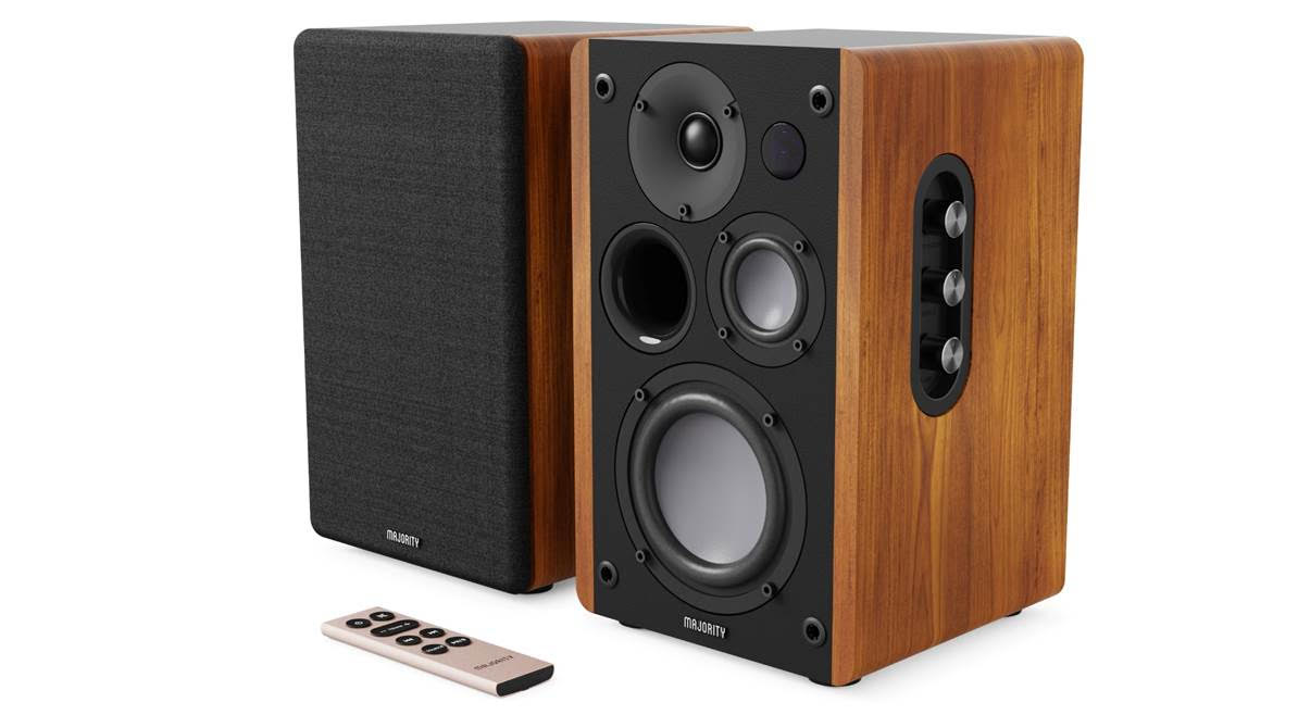 Majority unveils the D100 Bookshelf Speakers - techbuzzireland