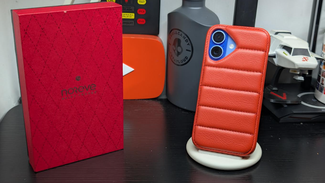 noreve quilted back cover for iPhone 16 review - techbuzzireland