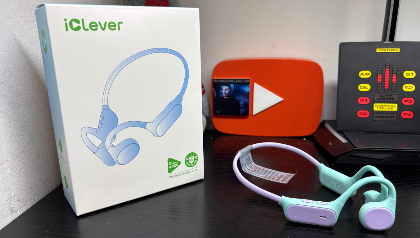 iClever Kid's Bluetooth Air Conduction Headphones OWS01