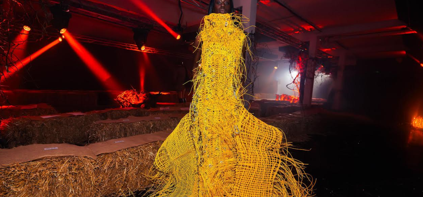 Designer Maximilian Raynor collaborated with Equinix, the world’s digital infrastructure company, to bring the internet to life at his debut London Fashion Week show- techbuzzireland