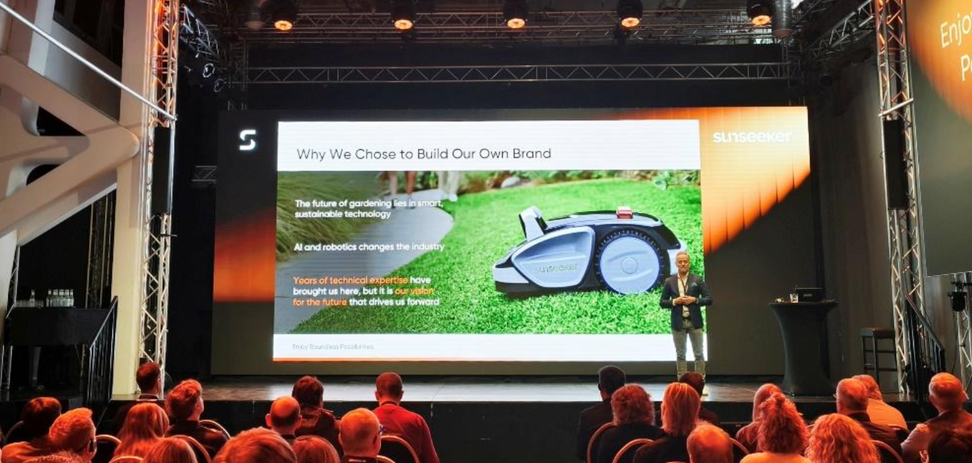 Sunseeker Robotics launches its robotic lawnmowers in Europe - techbuzzireland
