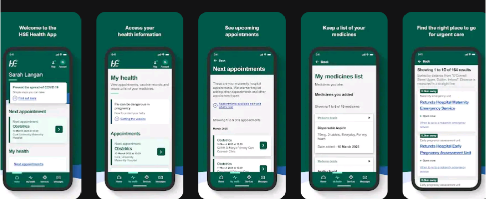 HSE health app - techbuzzireland