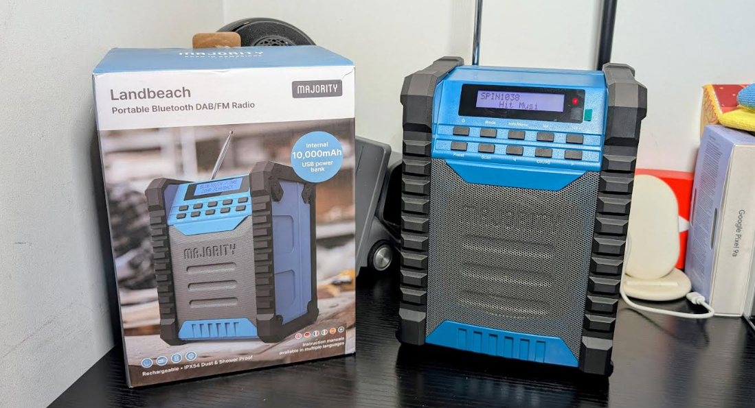Majority Landbeach Portable Bluetooth Water-Resistant DAB+ Radio Review - techbuzzireland