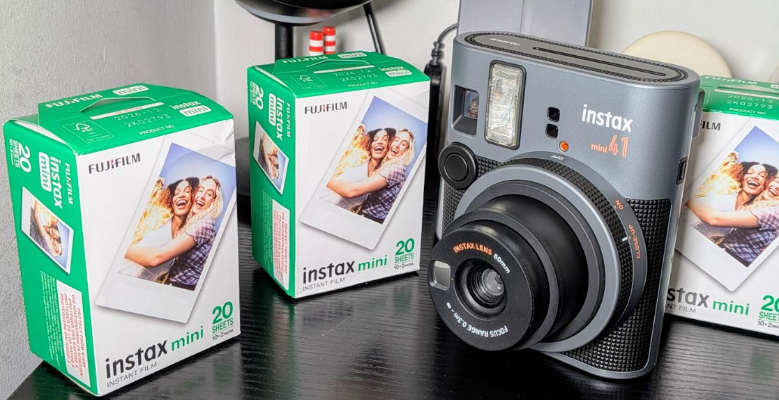 FUJIFILM instax mini 41 instant camera first look - techbuzzireland