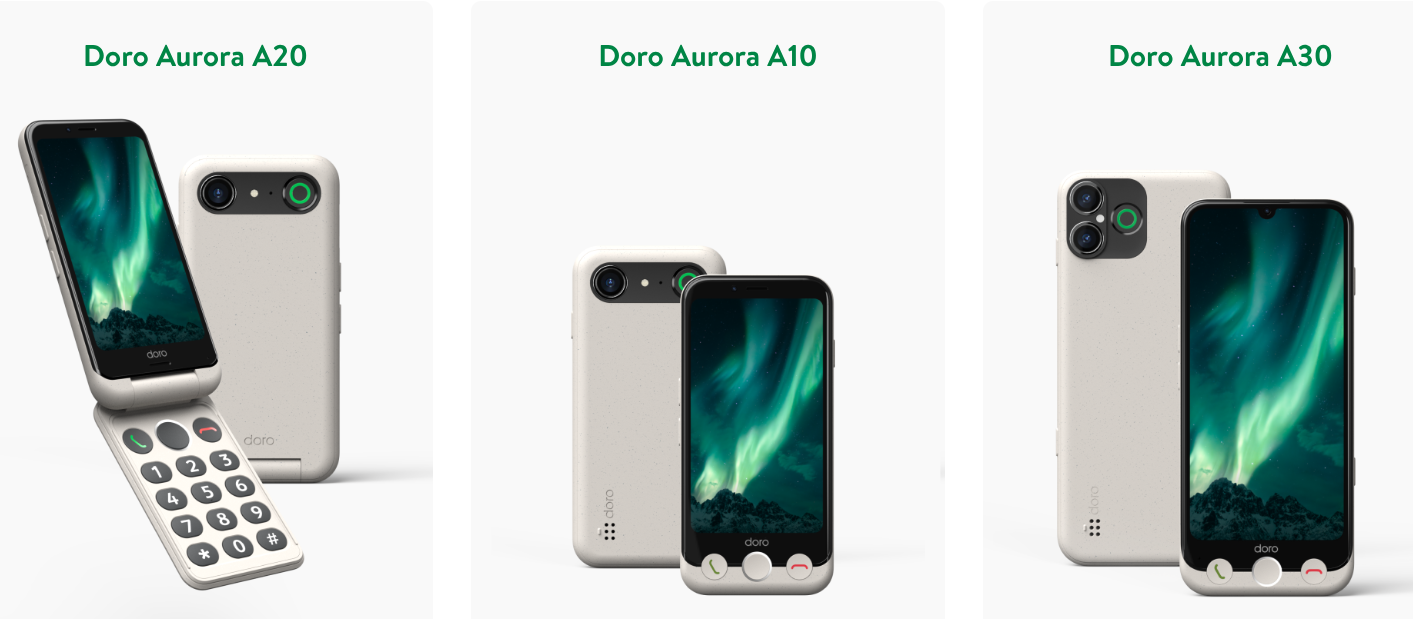 Doro unveils game-changing Aurora smartphone series: Empowering seniors and their loved ones - techbuzzirleand