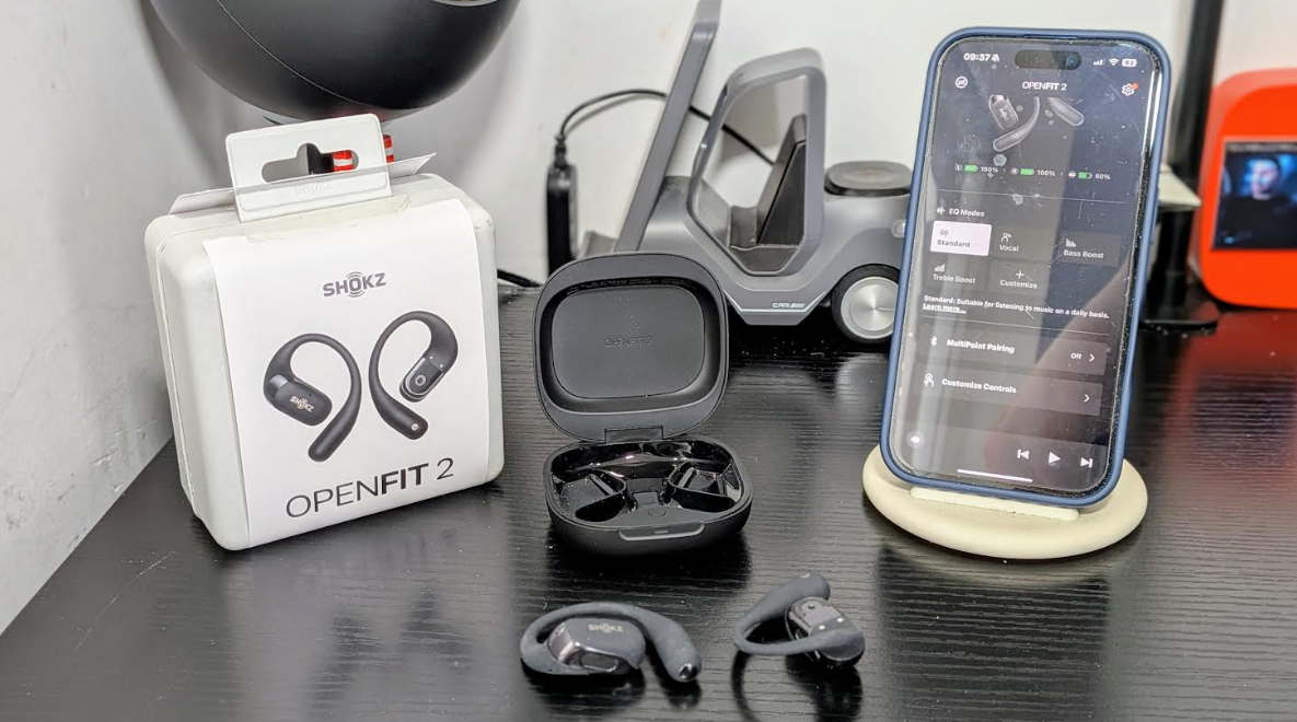 Shokz OpenFit 2 True Wireless Earbuds Review - techbuzzireland