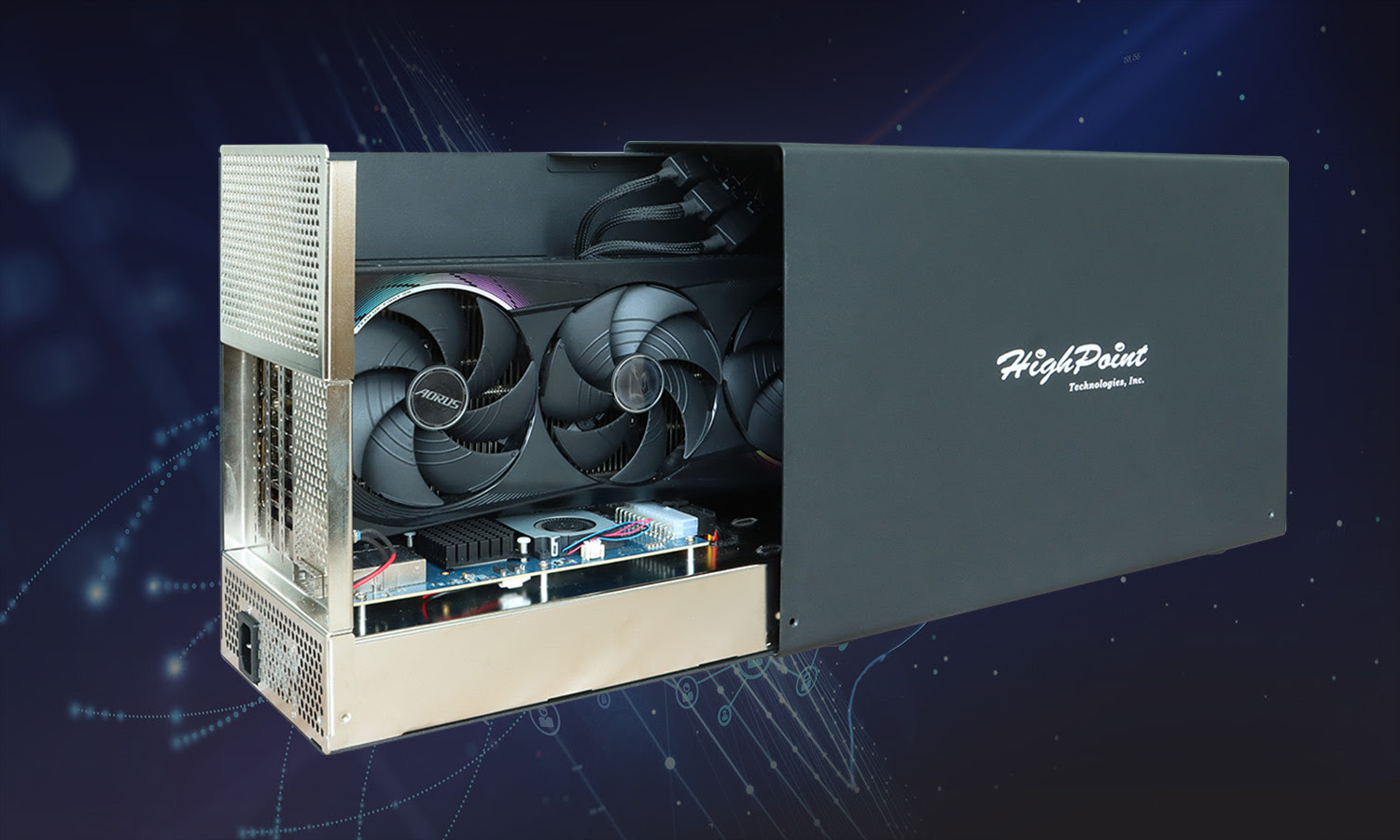 HighPoint’s PCIe Gen5 x16 RocketStor 8631CW Breaks New Ground for GPU Expansion