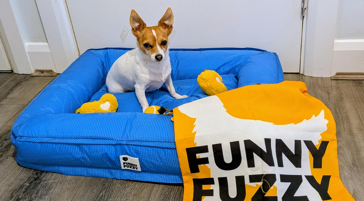 FunnyFuzzy Fully Orthopedic Surround Support Waterproof Large Dog Bed Review