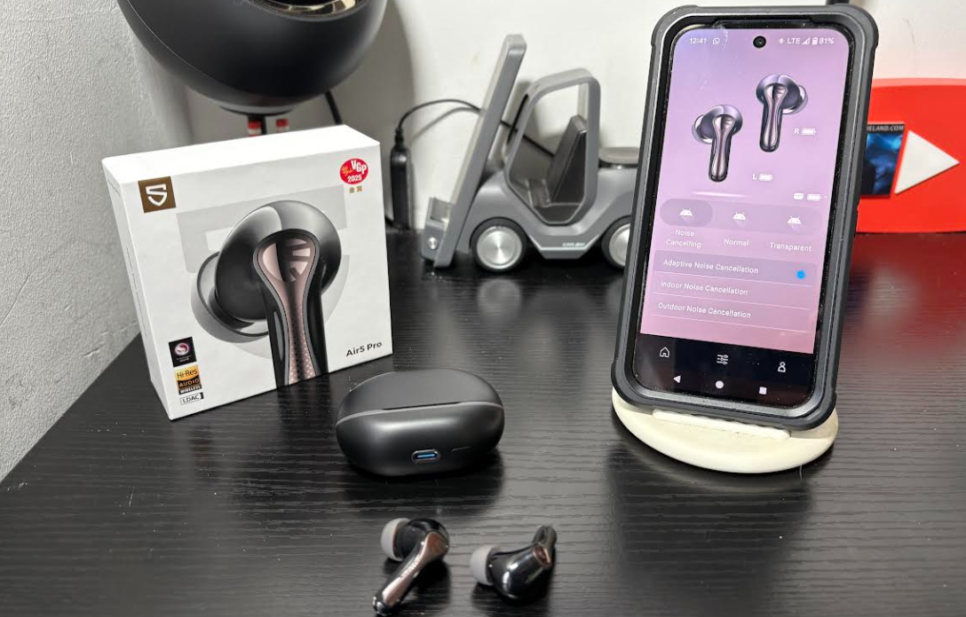 SoundPEATS Air5 Pro True Wireless Earbuds Review - techbuzzireland