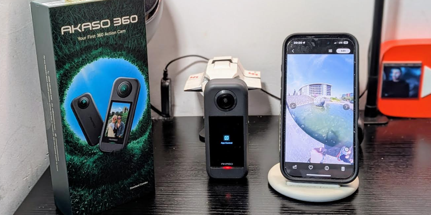 AKASO 360 Action Camera Review - techbuzzireland