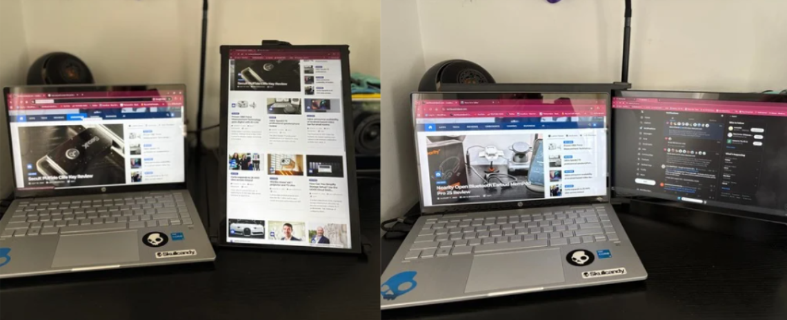 Duex Max DS Portable Dual Screen Laptop Monitor Review -techbuzzireland