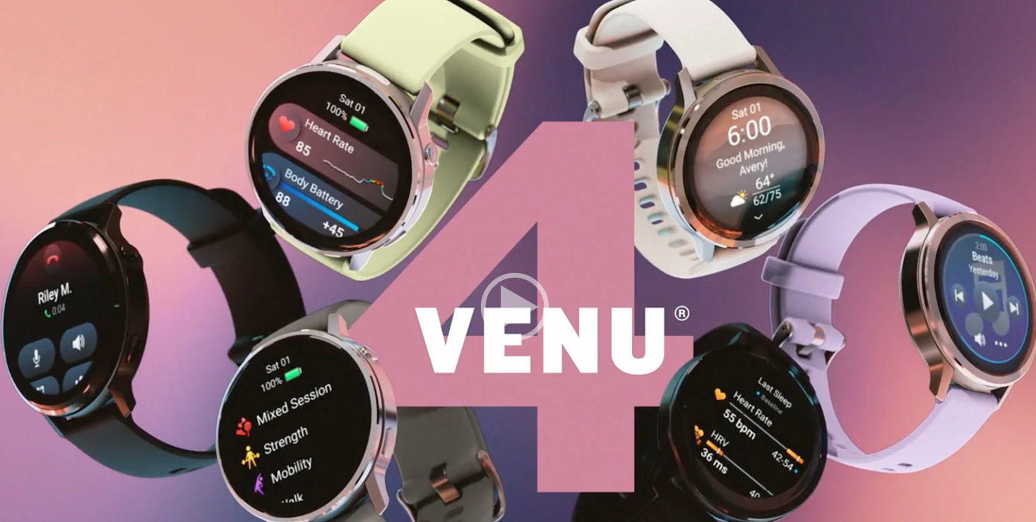 Garmin announces the venu 4 smartwatch - techbuzzireland