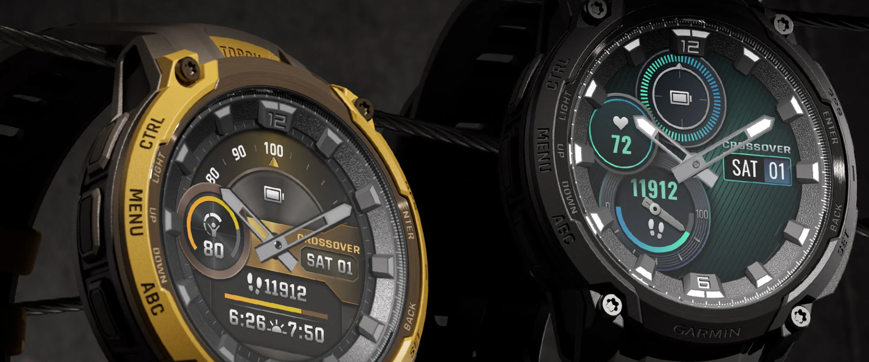 Garmin adds AMOLED displays to its Instinct Crossover hybrid smartwatches - techbuzzireland