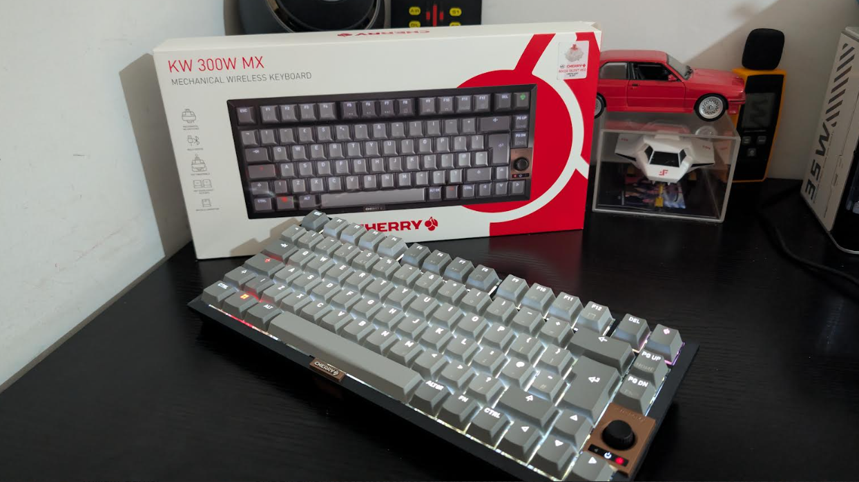 CHERRY KW 300W MX mechanical wireless keyboard review - techbuzzireland