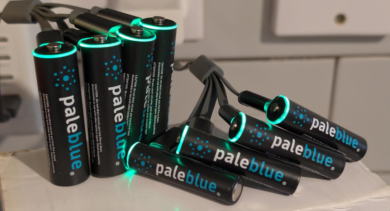 Paleblue AA and AAA USB-C rechargeable batteries review - techbuzzireland