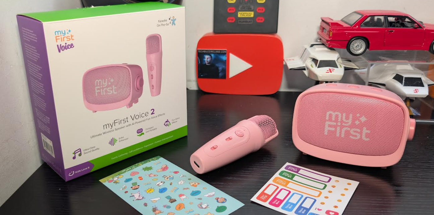 myFirst Voice 2 wireless speaker with AI powered sound effects - Review - techbuzzireland
