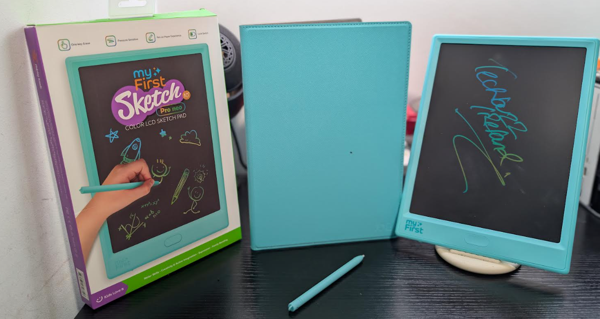 myFirst Sketch Pro Neo Colour LCD sketch pad review - techbuzzireland