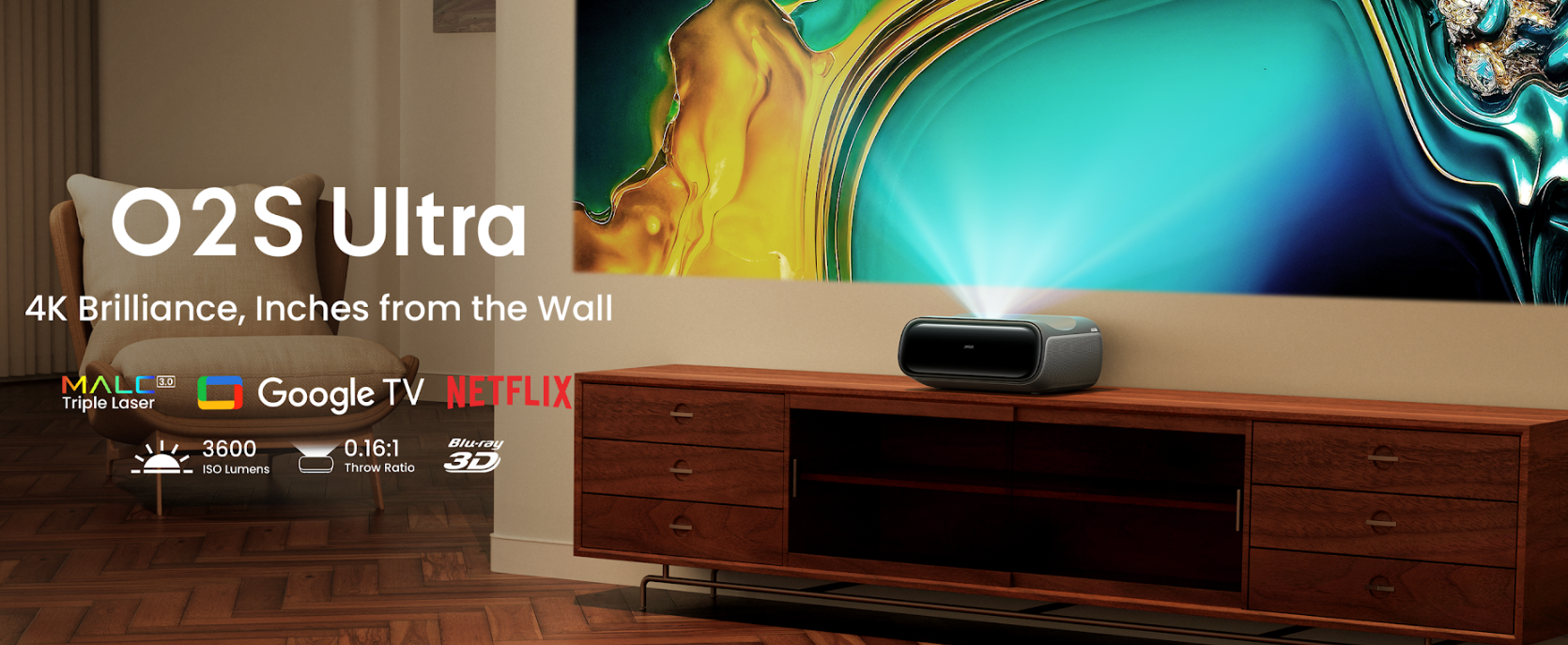 JMGO O2S Ultra New Benchmark in Smart Tri-Laser Projection