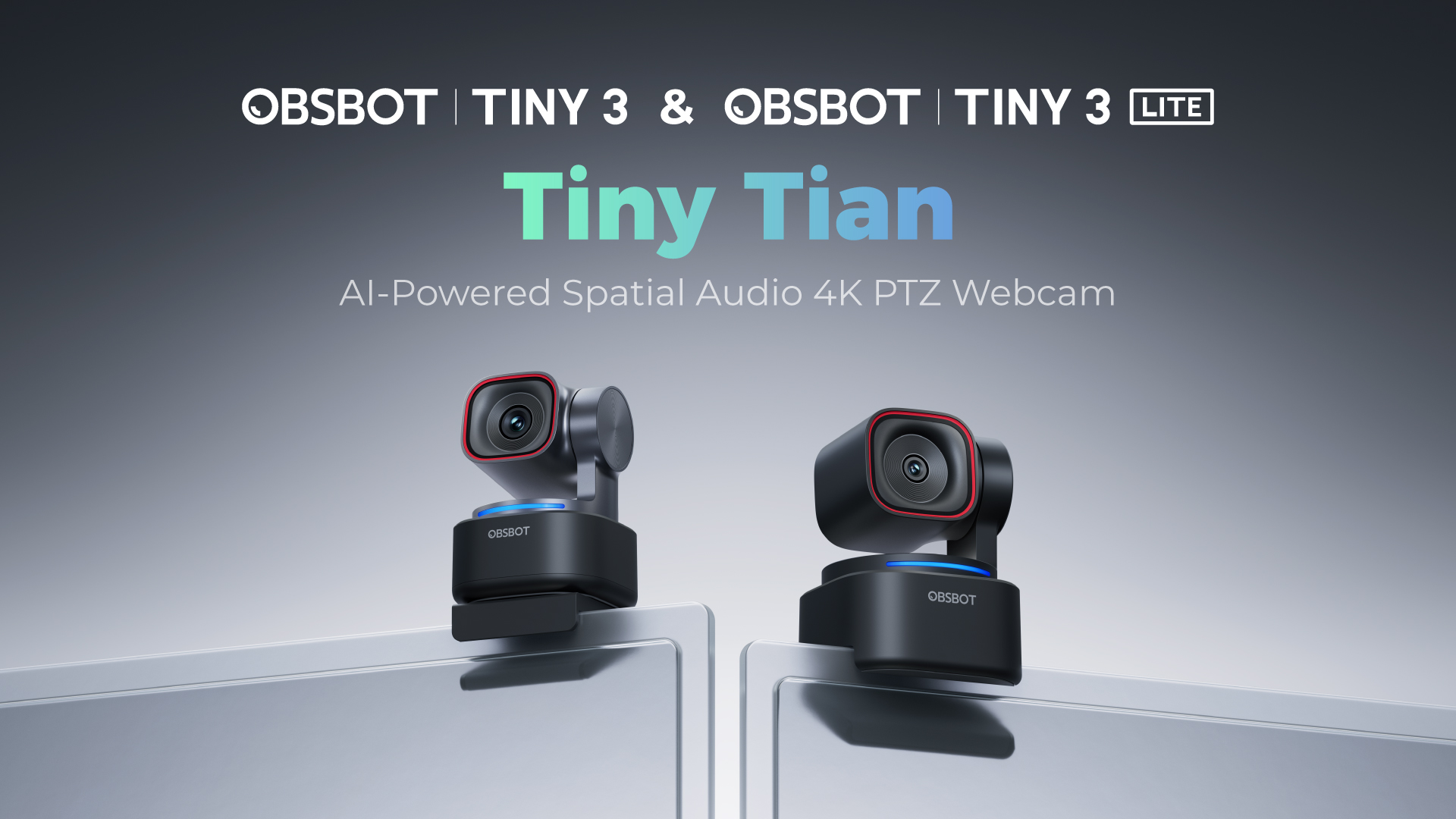 OBSBOT, an industry leader in smart videography technology, today announces the global launch of the OBSBOT Tiny 3 and OBSBOT Tiny 3 Lite, a new generation of AI-powered 4K PTZ webcams designed around one core belief: delivering studio-grade audio and outstanding video in one seamless experience.