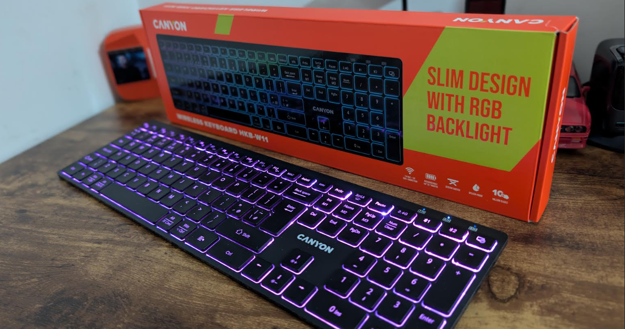 CANYON RGB Wireless Keyboard Review - techbuzzireland