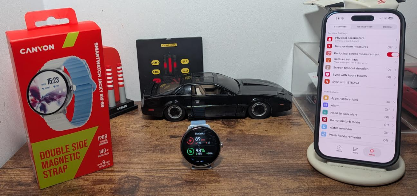 Canyon Smart Watch Jacky SW-69 Review - techbuzzireland