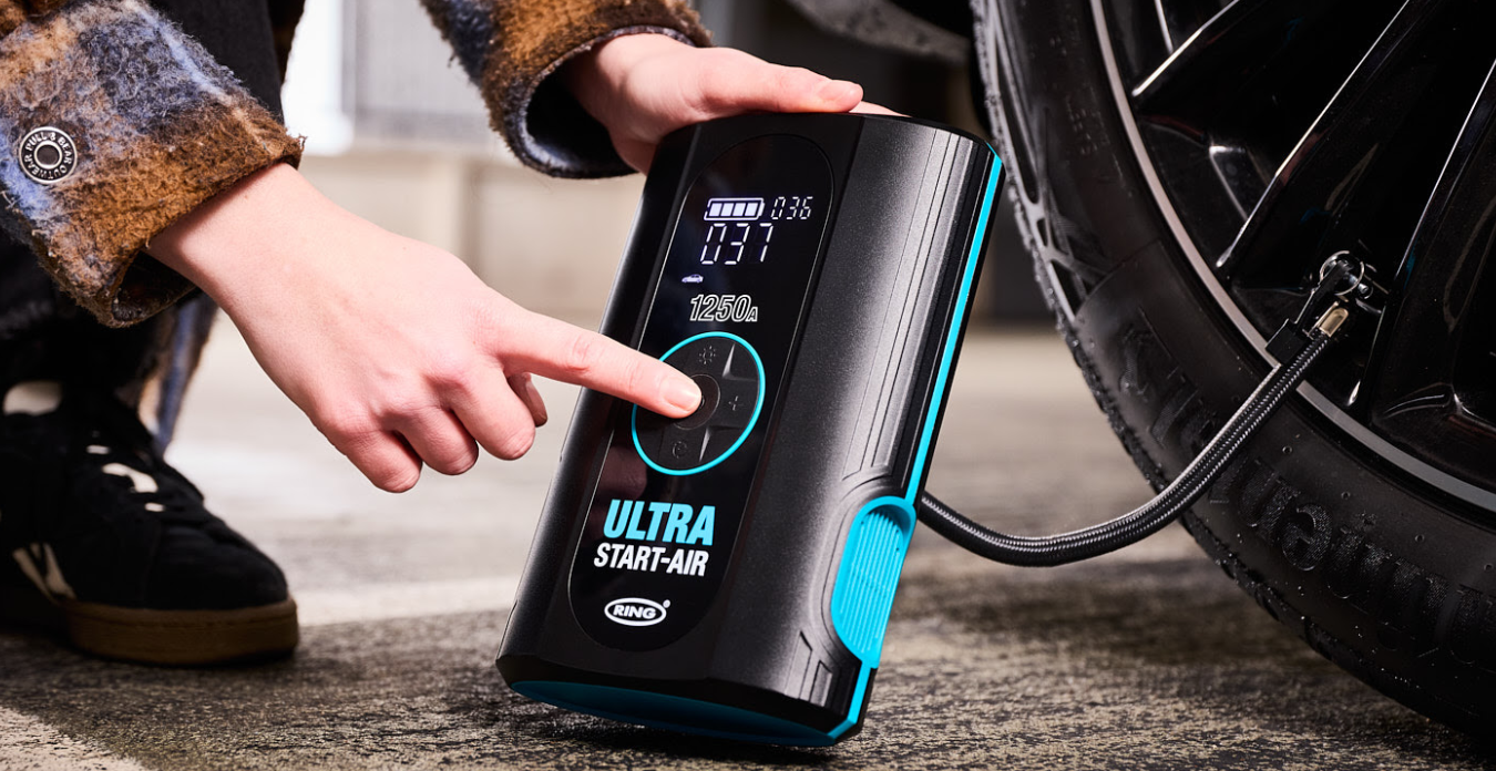 Ring unveils ULTRASTART + AIR - a compact jump starter and inflator - techbuzzireland.com