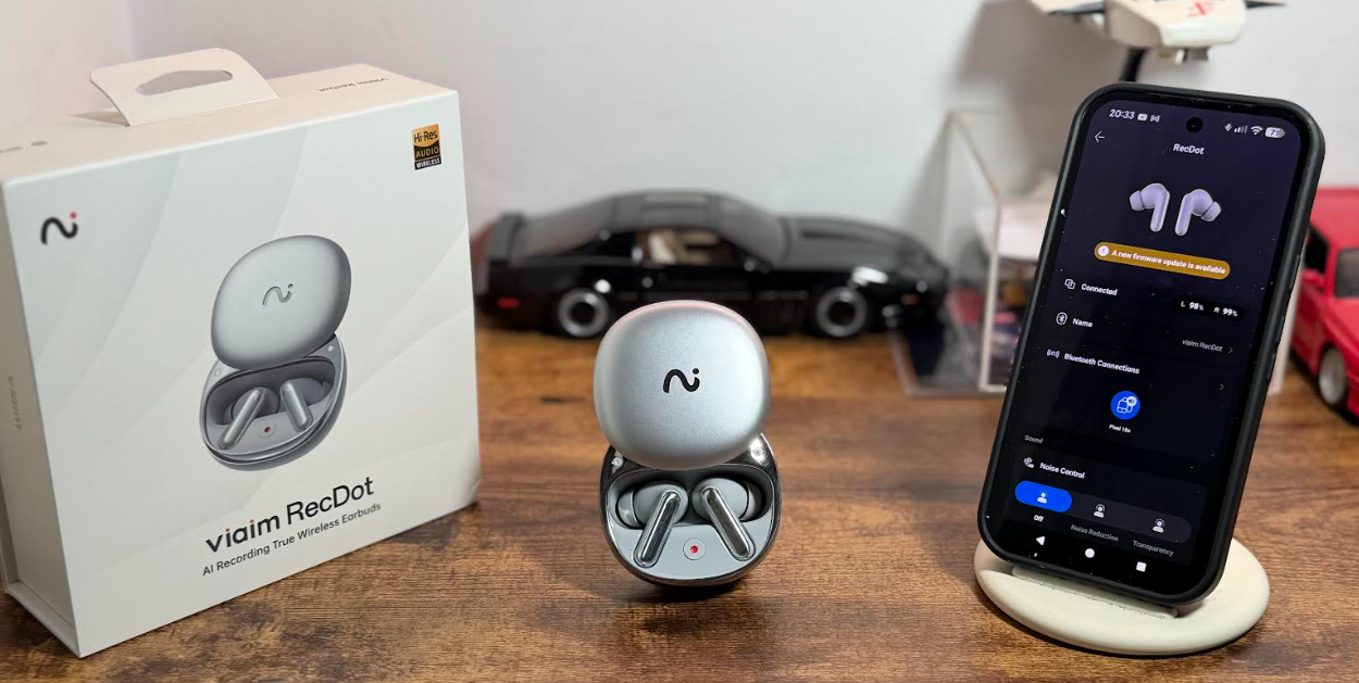 viaim RecDot AI Recording True Wireless Earbuds Review techbuzzireland.com