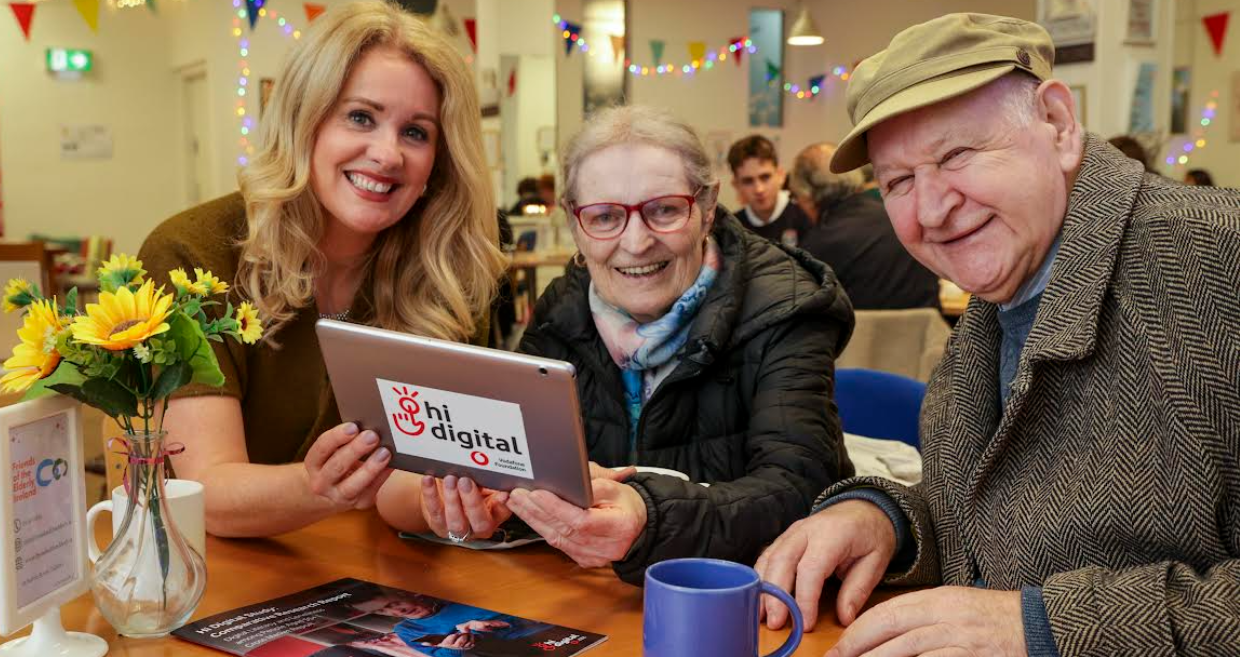 One in Three Older Adults Feel Digitally Excluded vodafone study techbuzzireland,com