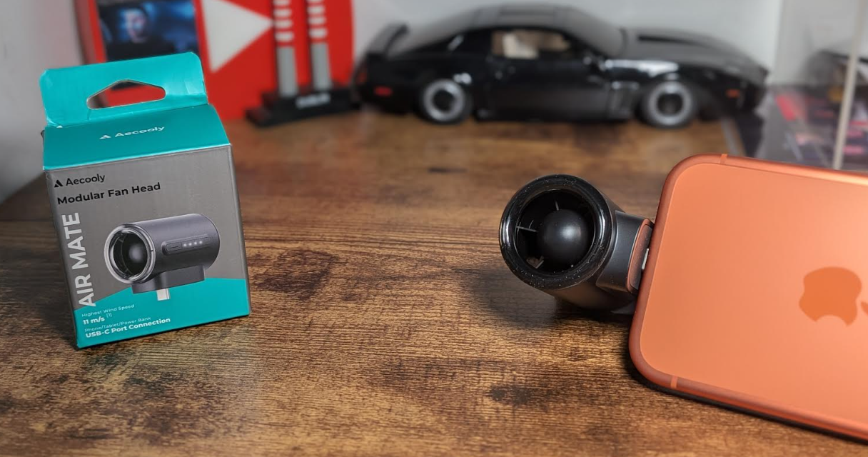 Aecooly AIR MATE Modular Type C Phone Fan Review - techbuzzireland.com
