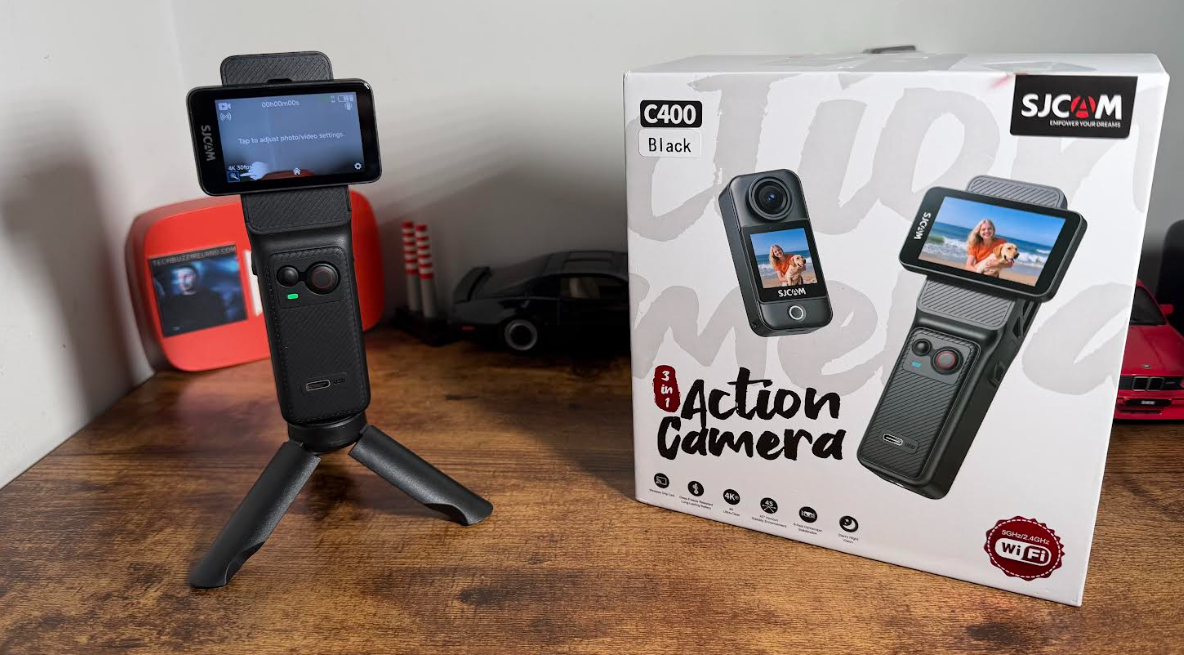 SJCAM C400 4K 3-in-1 Action Camera First Look - techbuzzireland