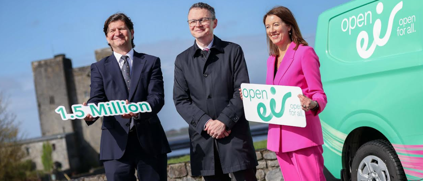 open eir Marks Major Milestone 1.5 millionGain Access to Full Fibre - techbuzzireland.com